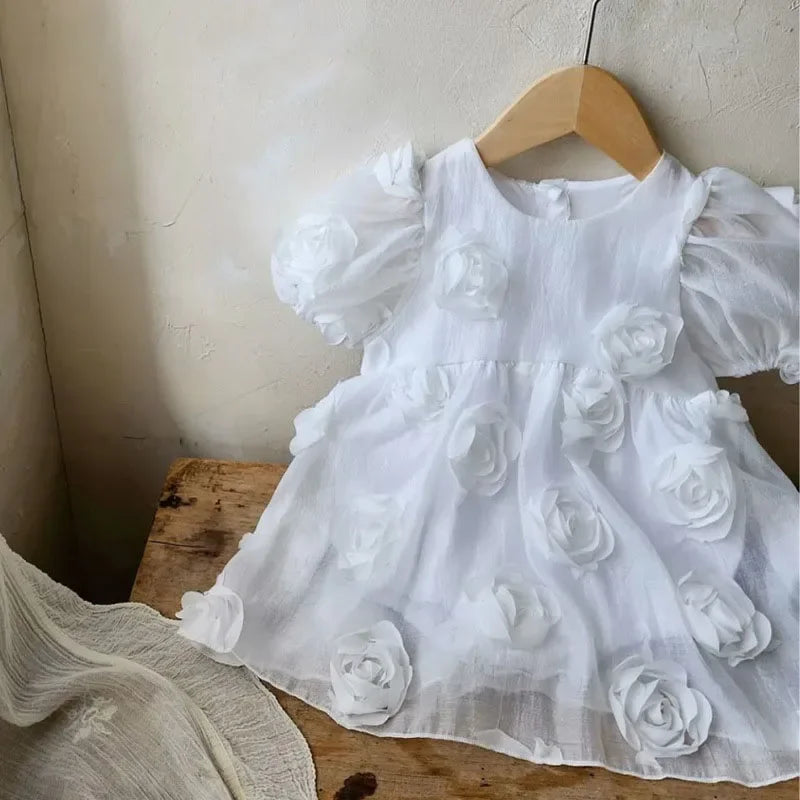 NEW 3D Flower Evening Dress