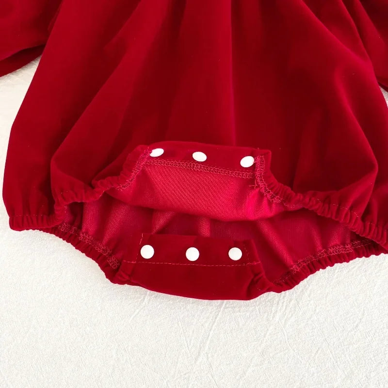 Big Red Bow Romper