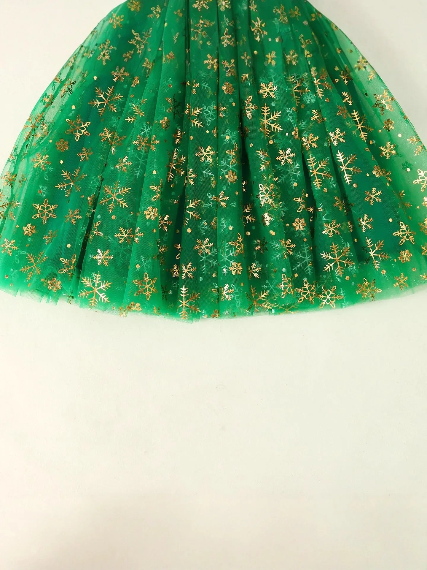 Fuzzy Trim Festive Dress