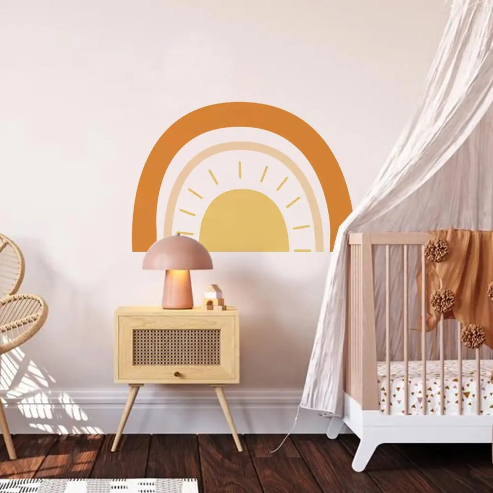 Half Sun Wallpaper Decal