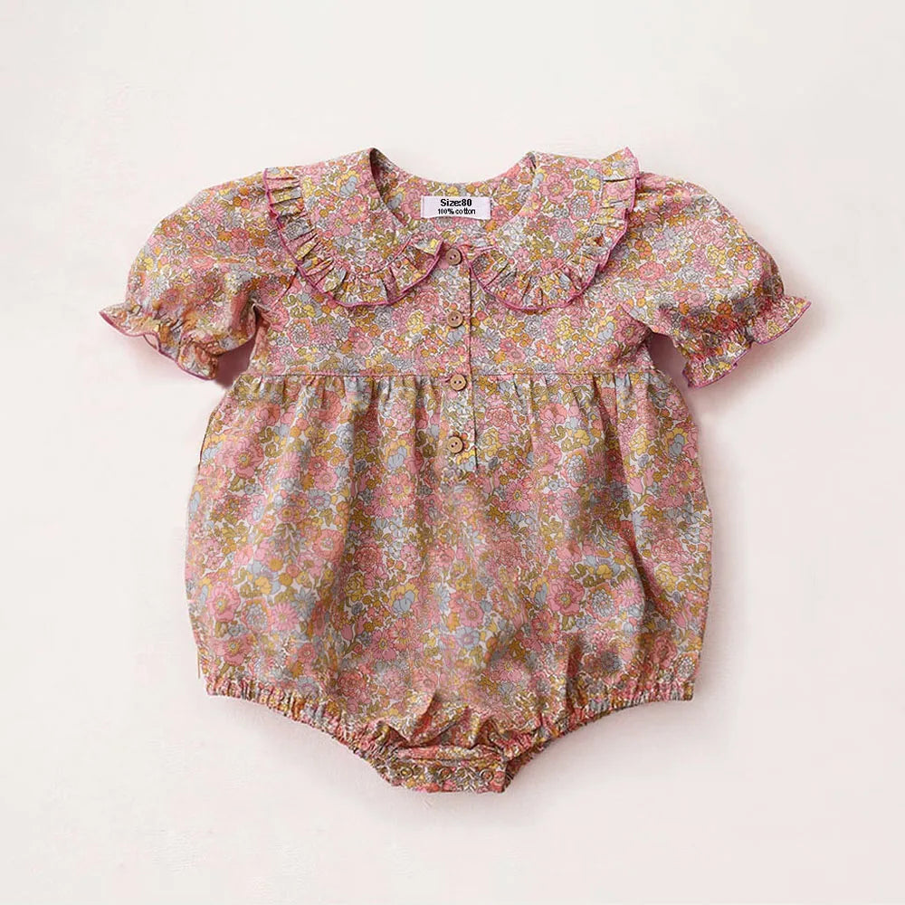 NEW Kylie Short Sleeve Floral Romper