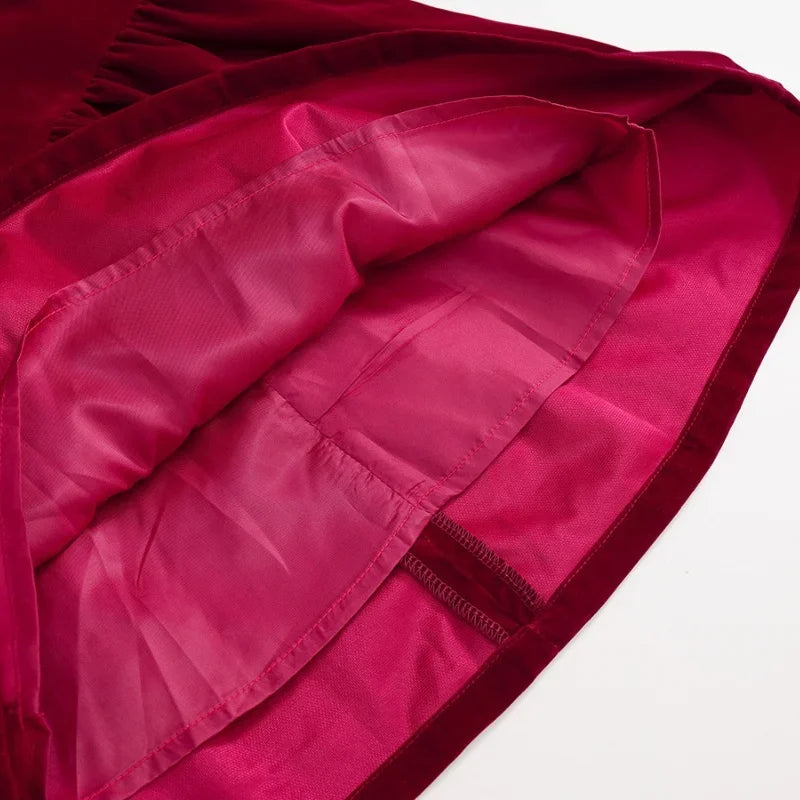 A-Line Red Party Dress