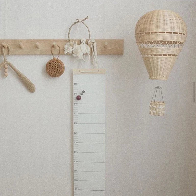 Rattan Hot Air Balloon Nursery Hanging