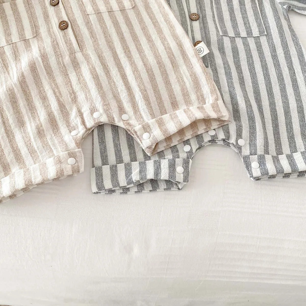 Turn Down Collar Romper