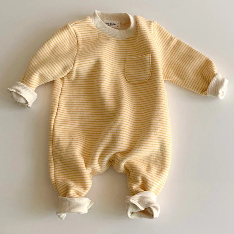 Fashion Striped Casual Romper