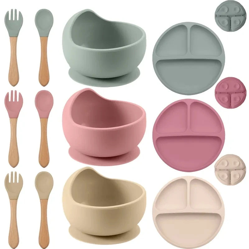 Suction Sucker Training Tableware