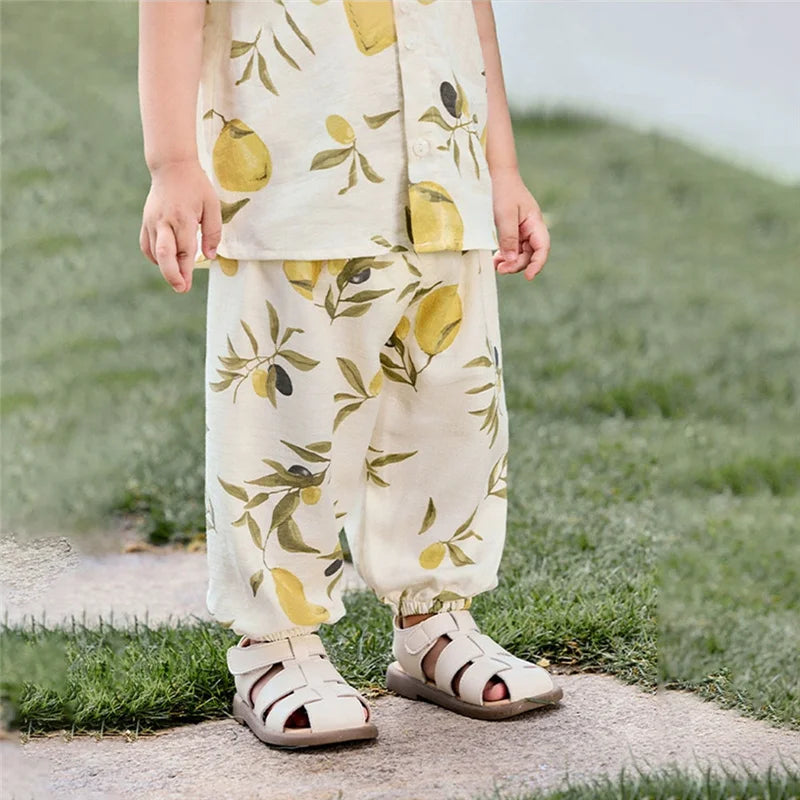 Cute Print Set - Long Bottom