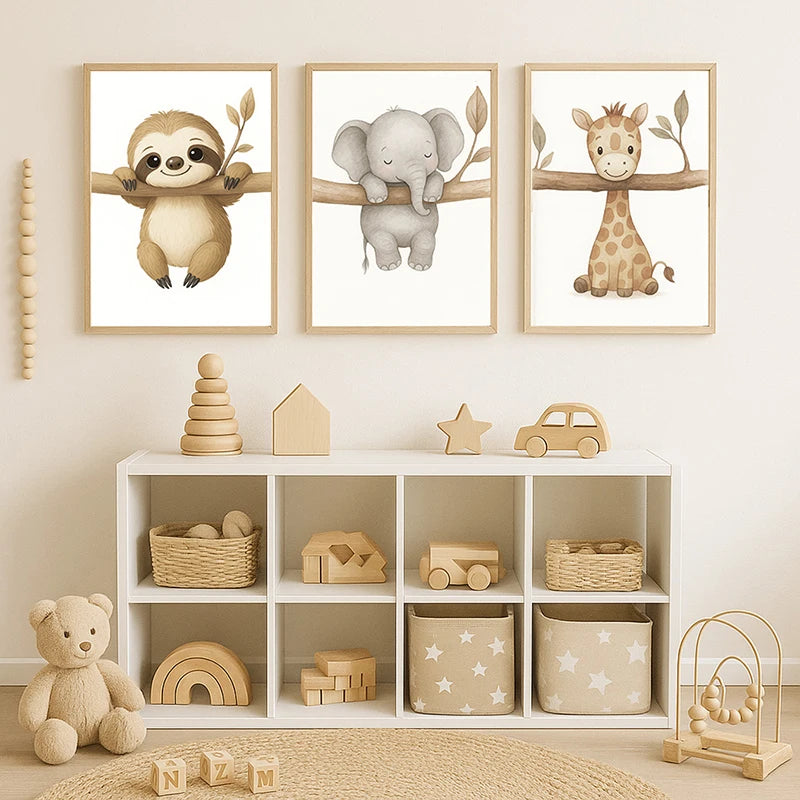 Cute Animal Wall Art