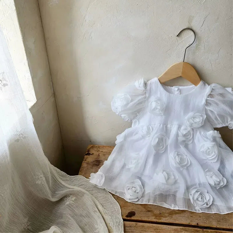 NEW 3D Flower Evening Dress