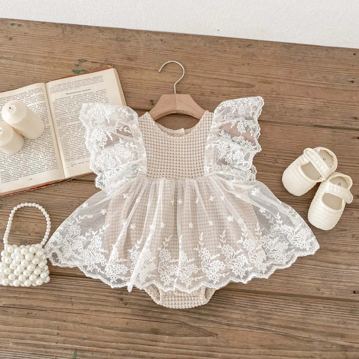 Waffle One Piece Party Romper