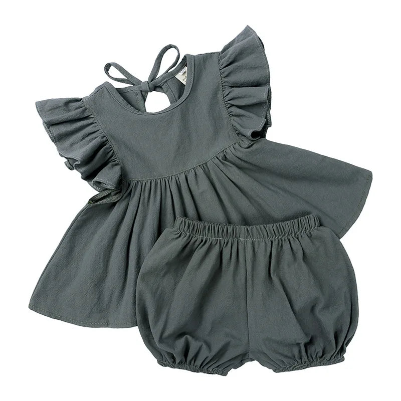NEW Lola Rosie Ruffle Top and Bloomer Shorts