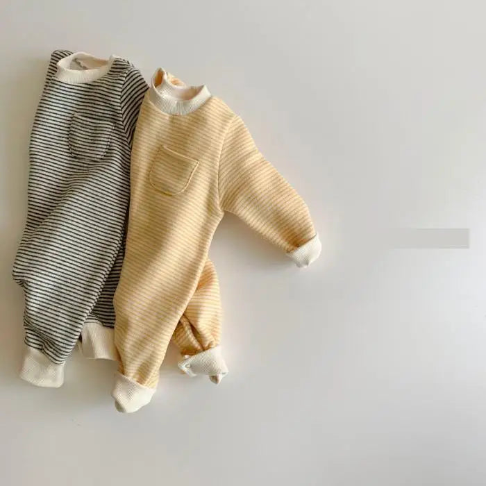 Fashion Striped Casual Romper