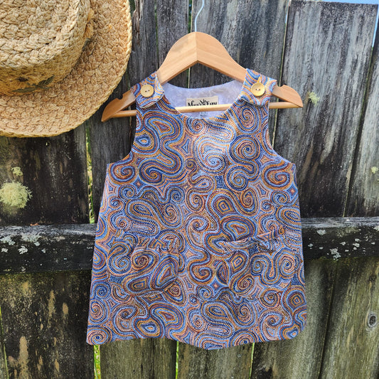 Maia's Farm - Classic Cotton Dress - Fabric Designed By Pauline Napan