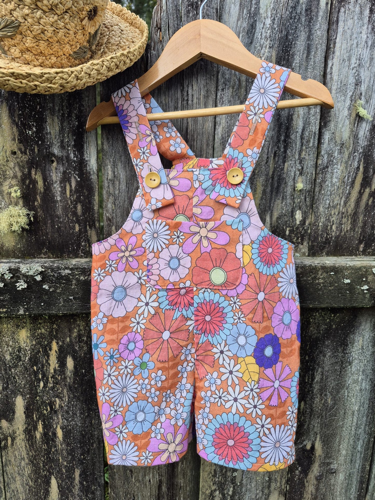 Maia's Farm - Short Overall - Retro Daisy Mix