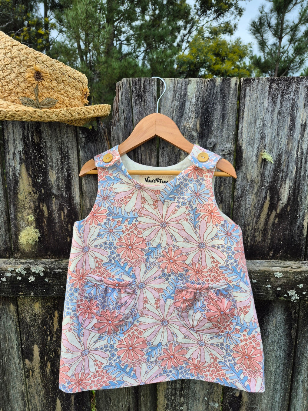 Maia's Farm - Classic Cotton Dress - Pastel Bloom