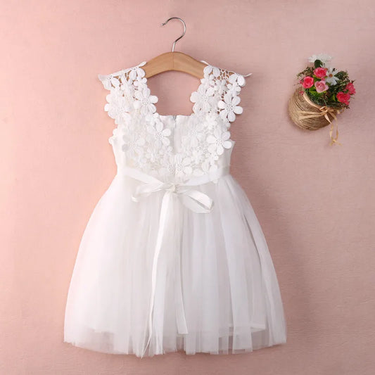 NEW Party Lace Tulle Flower Gown