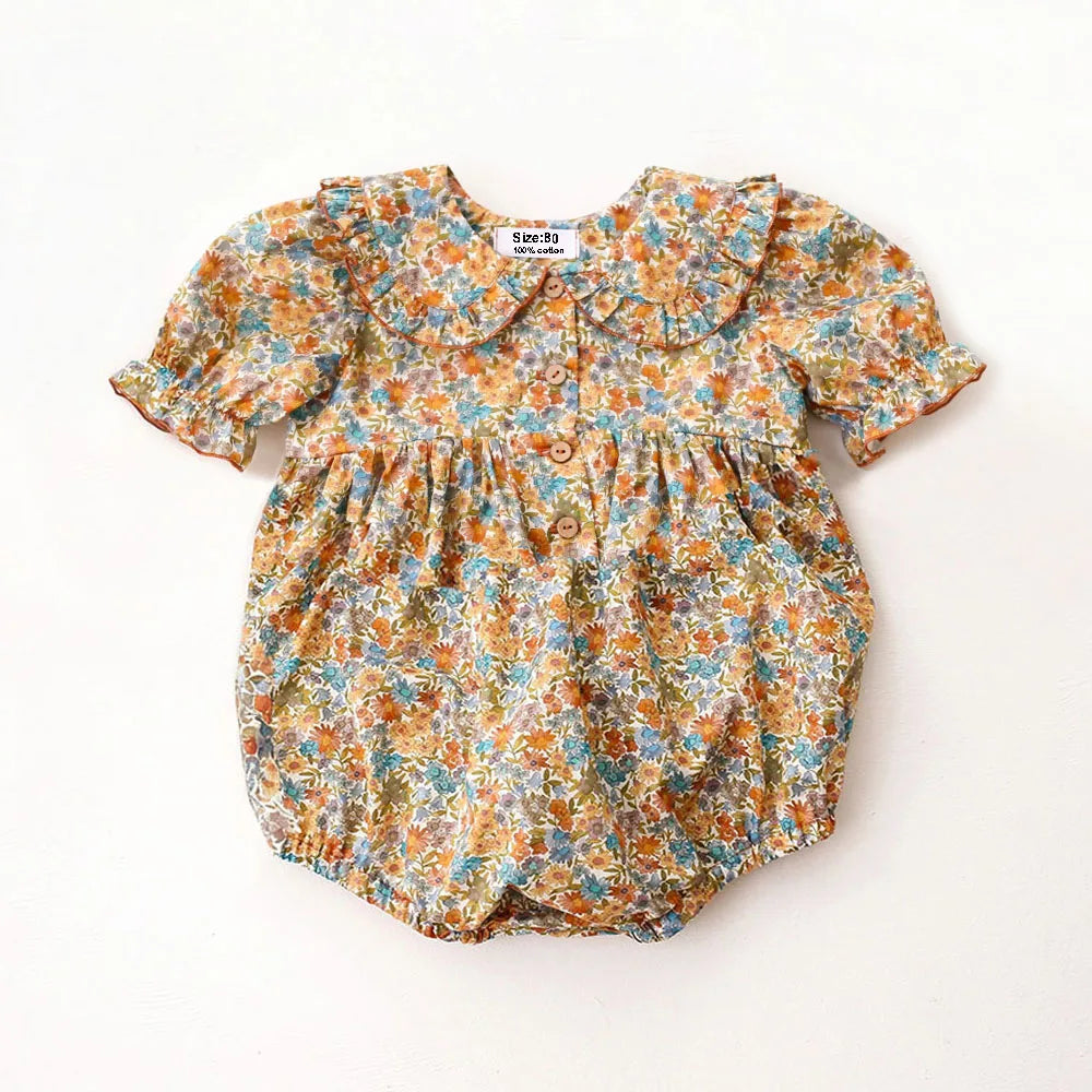 NEW Kylie Short Sleeve Floral Romper