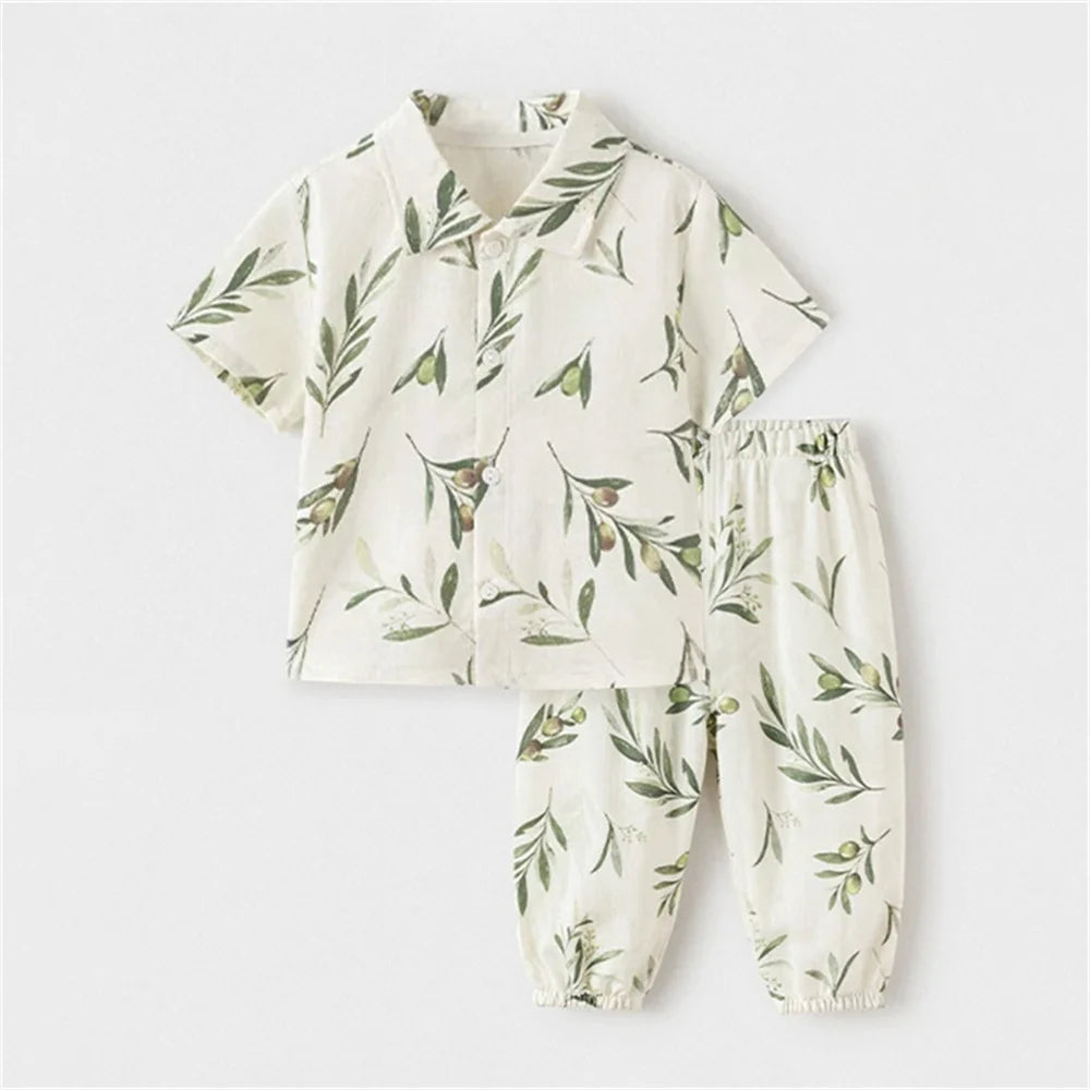 Cute Print Set - Long Bottom