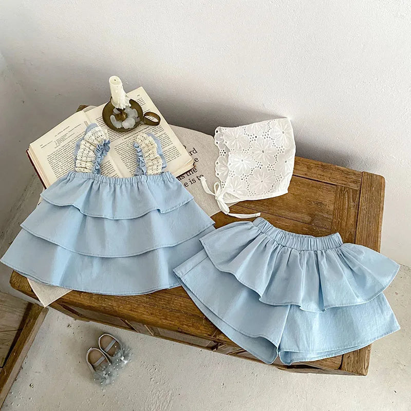 Isabelle Ruffled Suit