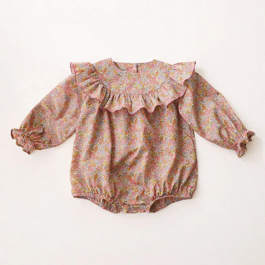 NEW Long Sleeve Flirty Floral Romper