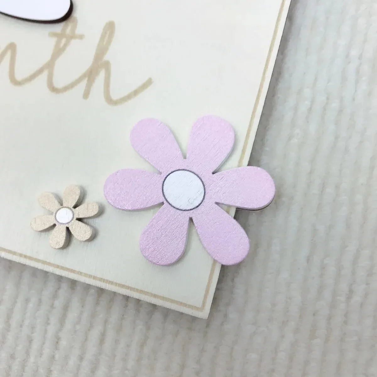 3D Flower Milestone Photo Prop