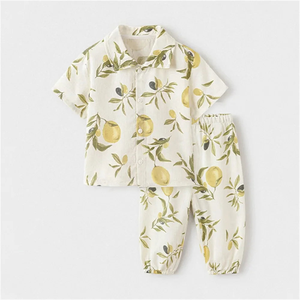 Cute Print Set - Long Bottom