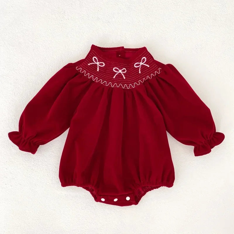 Big Red Bow Romper