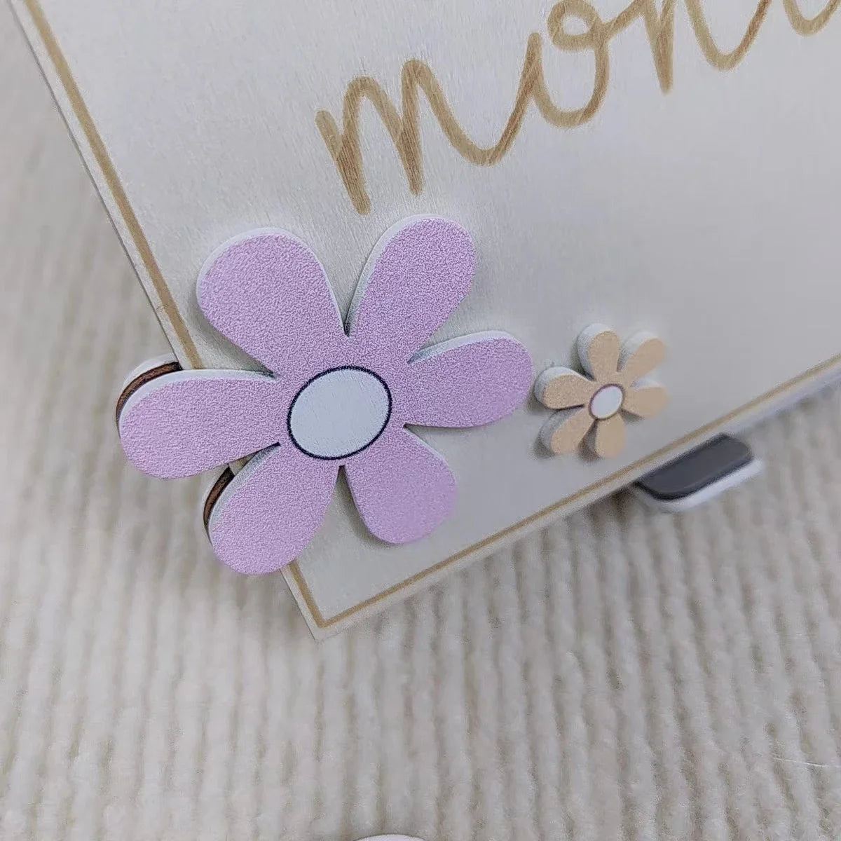 3D Flower Milestone Photo Prop