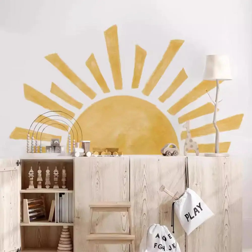 Half Sun Wallpaper Decal