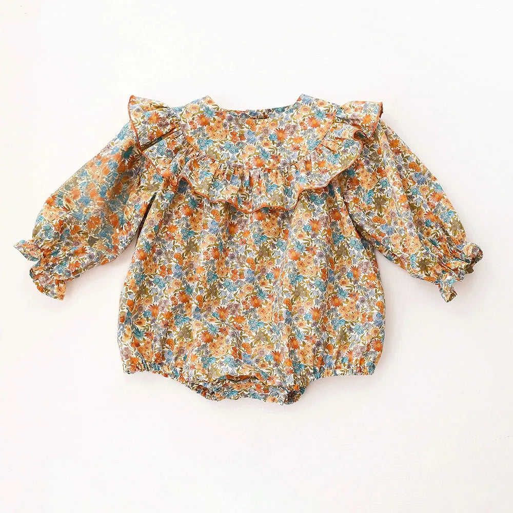 NEW Long Sleeve Flirty Floral Romper