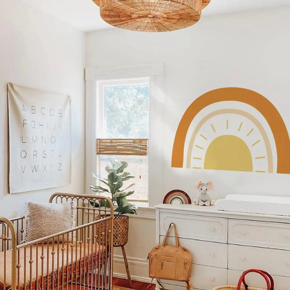 Half Sun Wallpaper Decal