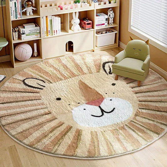 Cute Lion Carpet Rug