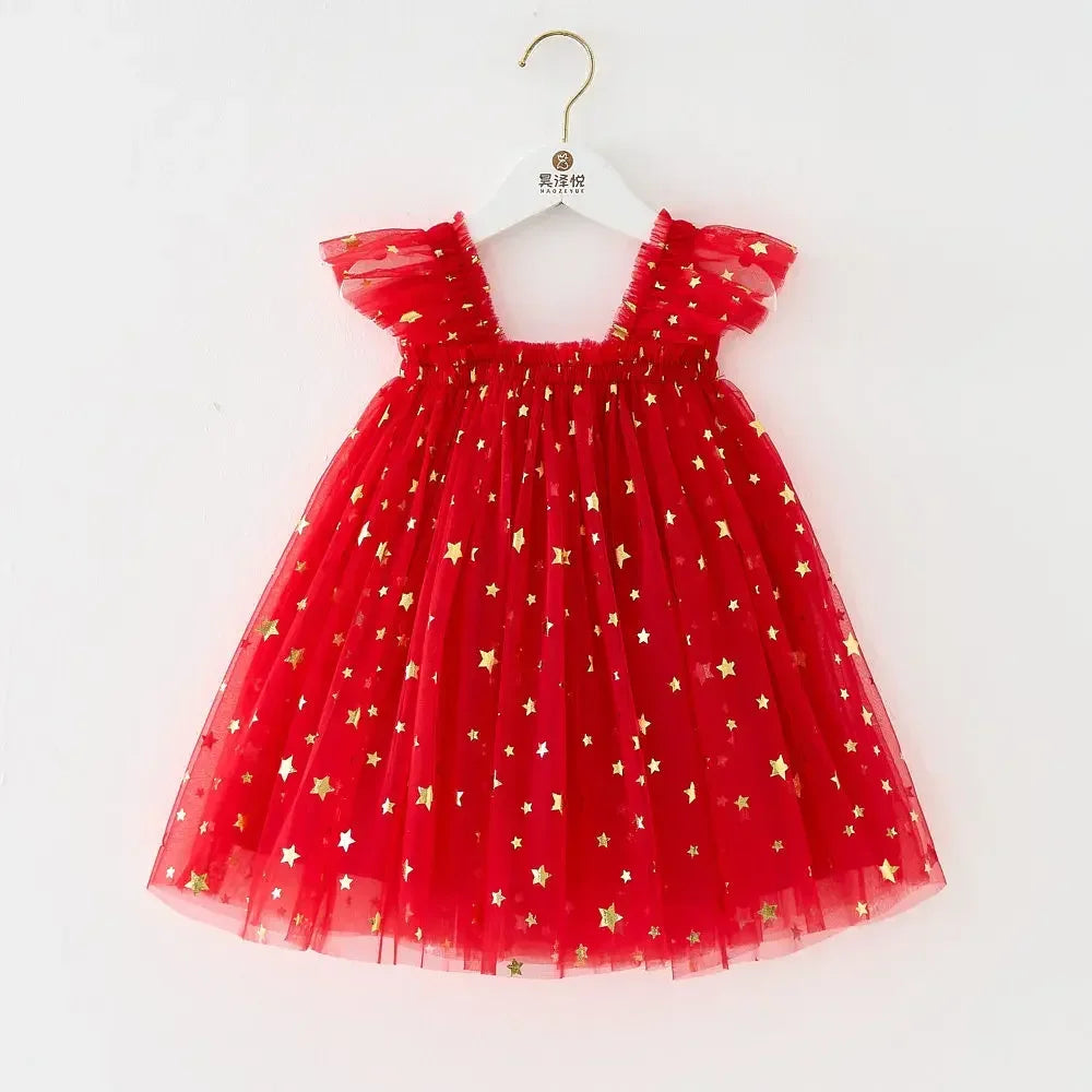Magical Christmas Mesh Dress