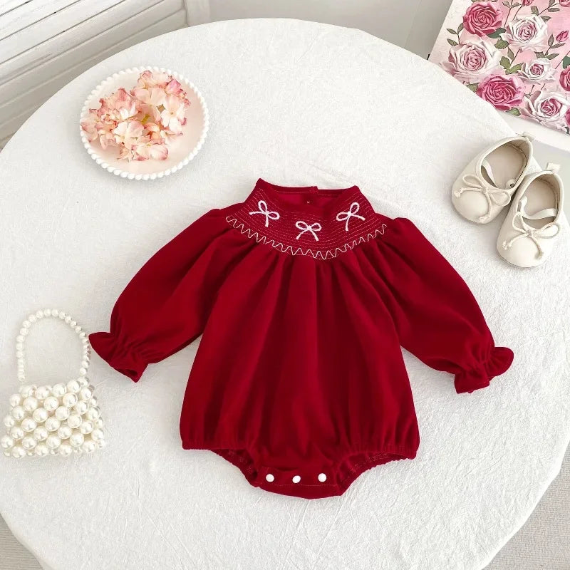 Big Red Bow Romper