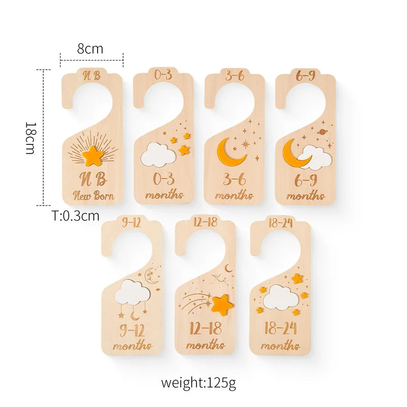 Baby Wooden Wardrobe Dividers