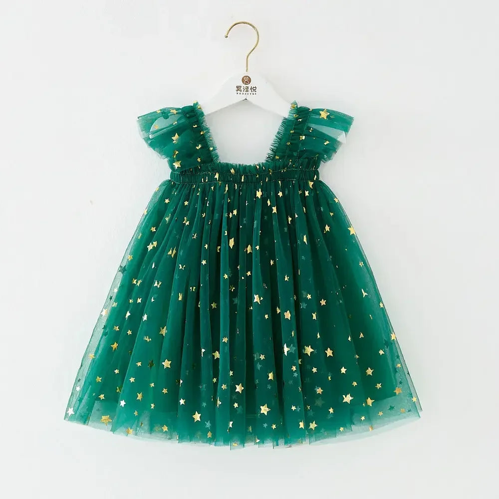 Magical Christmas Mesh Dress