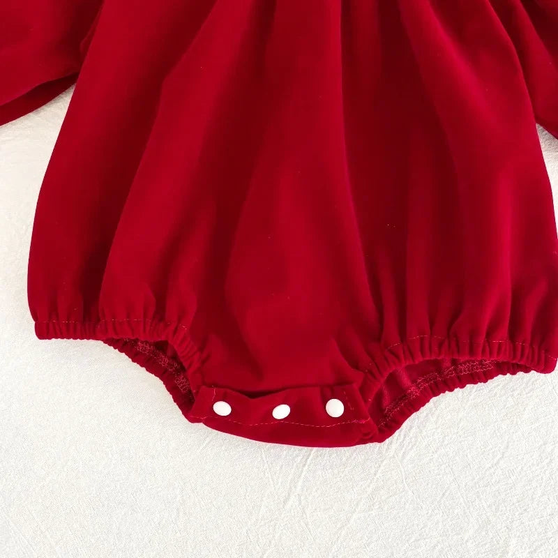 Big Red Bow Romper