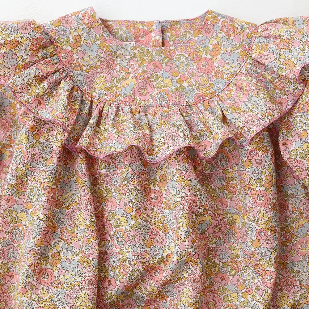 NEW Long Sleeve Flirty Floral Romper