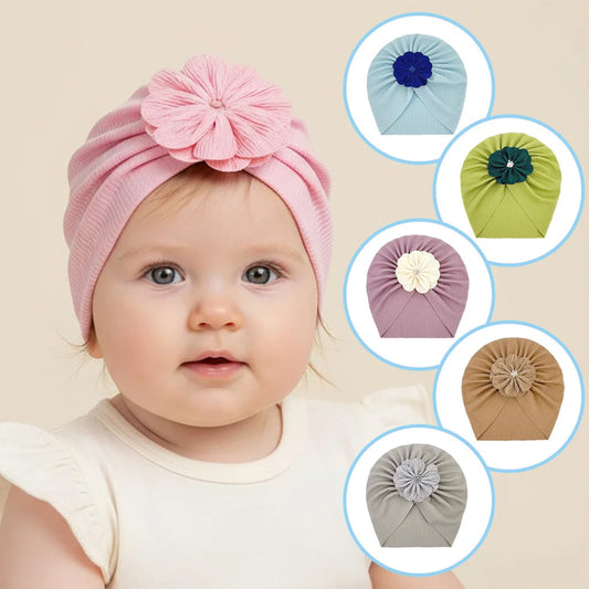 Sweet Flower Decoration Thin Head Cap