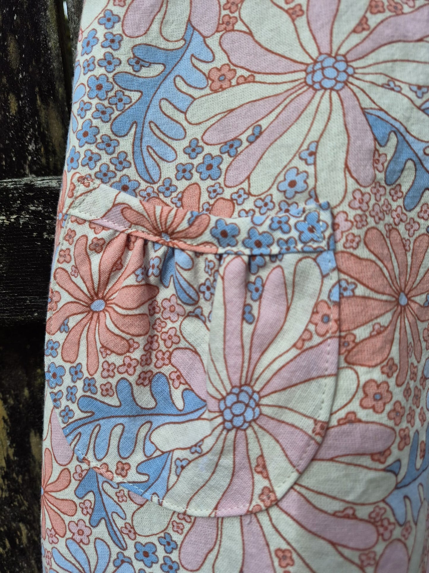 Maia's Farm - Cross Back Pinafore - Pastel Bloom