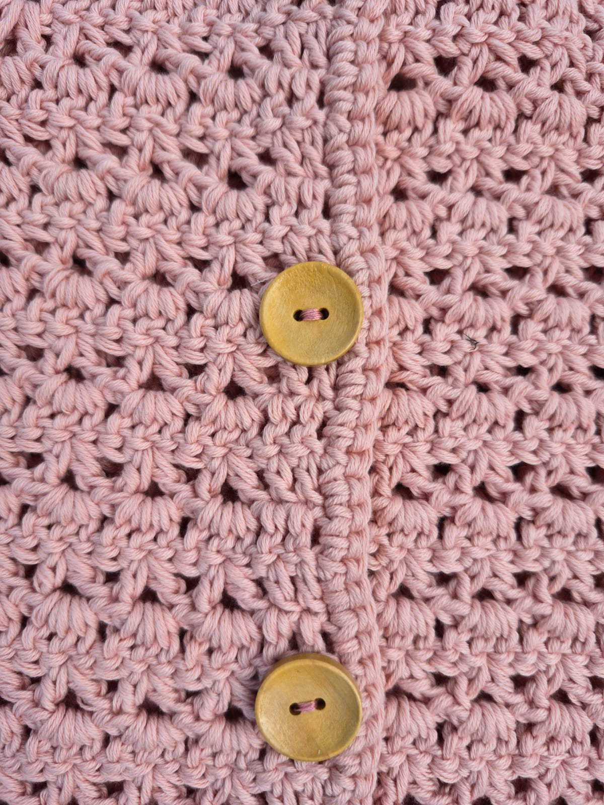 Maia's Farm - Crochet Cardigan - Vintage Rose