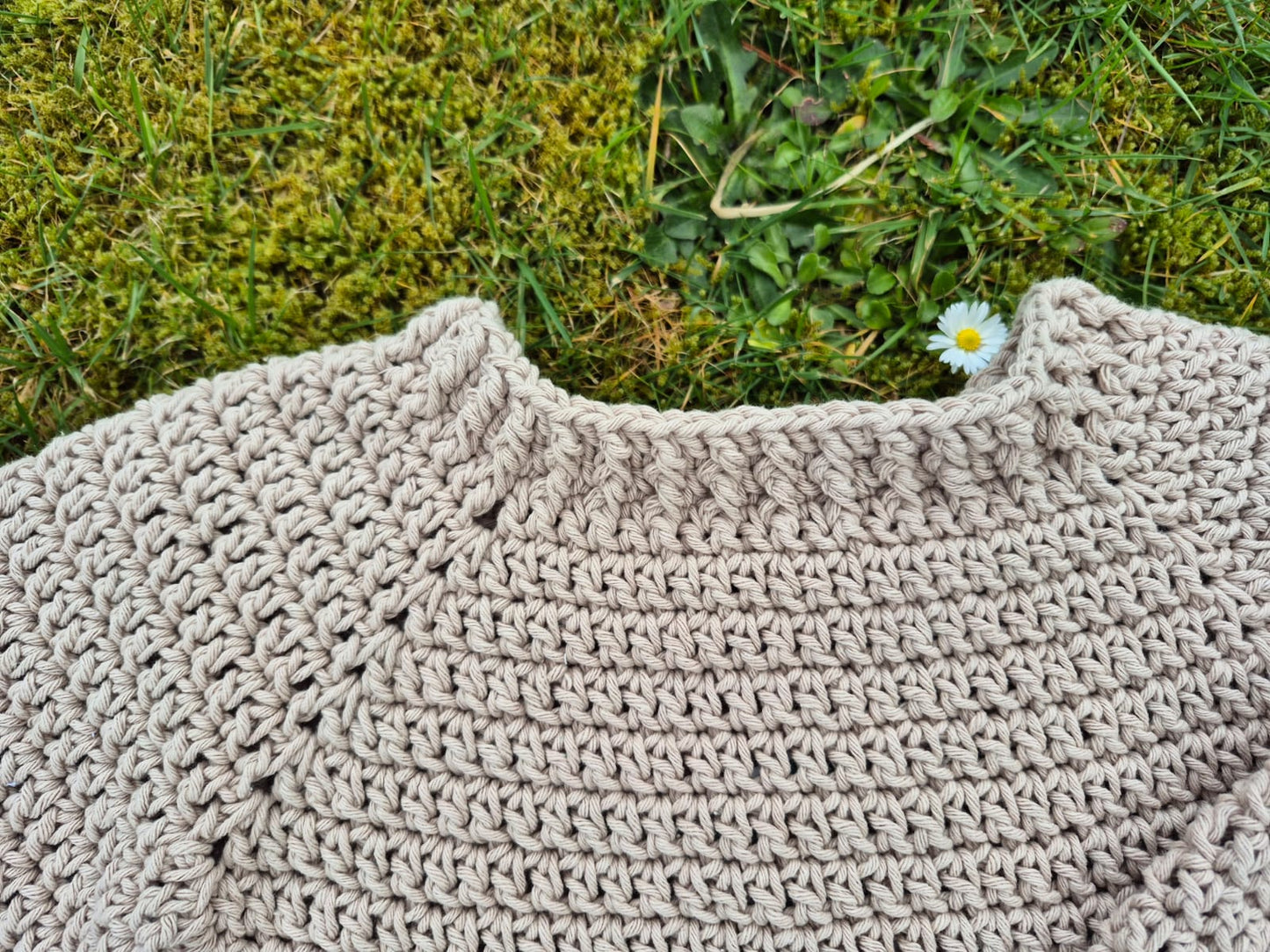 Maia's Farm - Crochet Jumper – Natural Sand