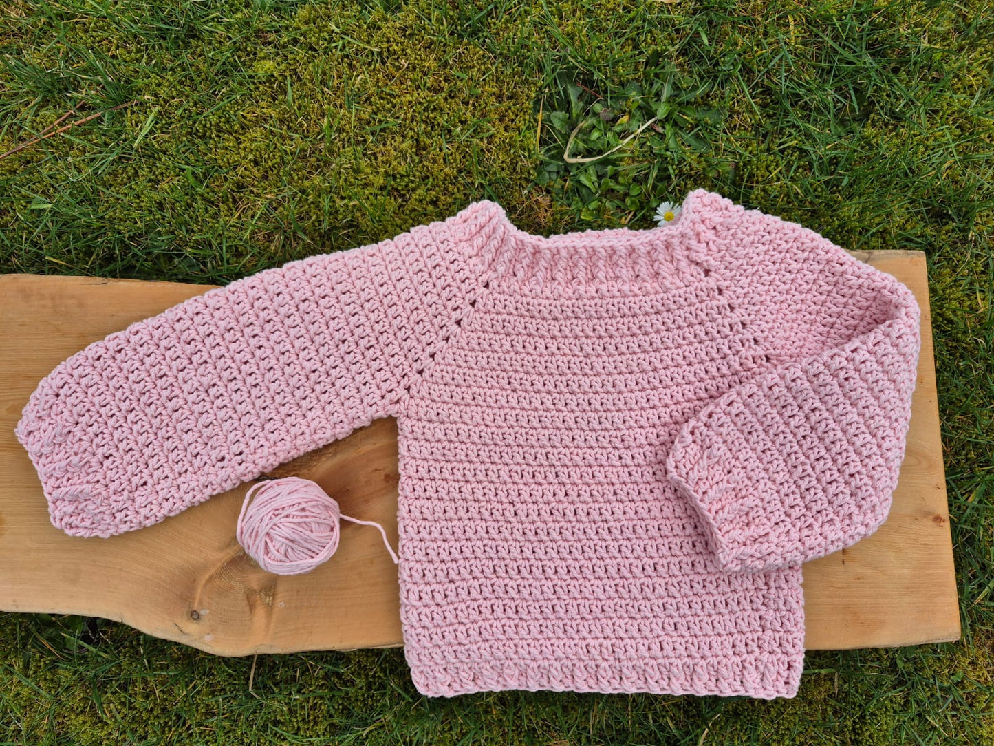 Maia's Farm - Crochet Jumper - Rose