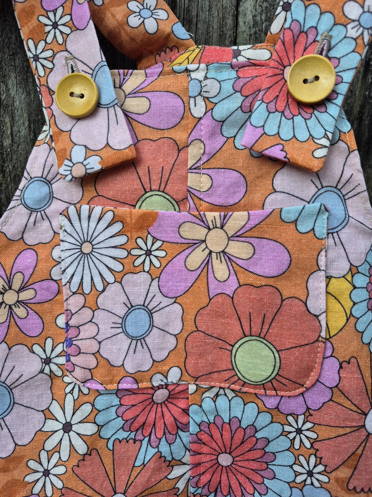 Maia's Farm - Short Overall - Retro Daisy Mix