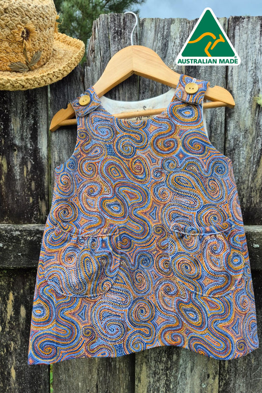 Maia's Farm - Classic Cotton Dress - Fabric Designed By Pauline Napan