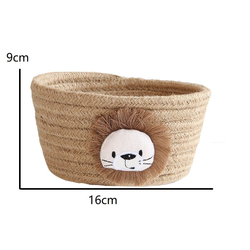 Animal Handmade Woven Storage Basket