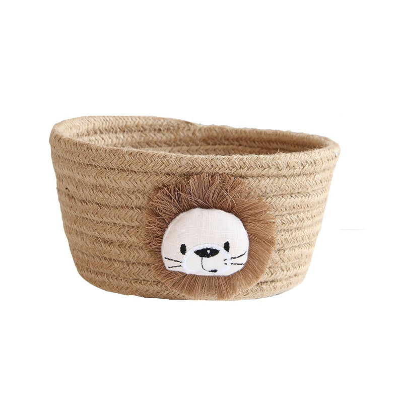 Animal Handmade Woven Storage Basket