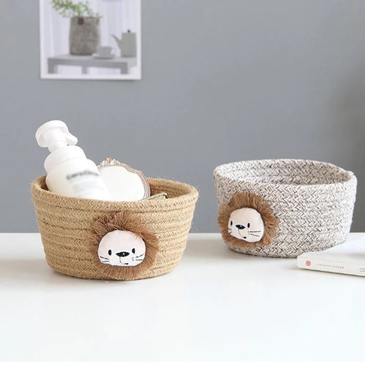 Animal Handmade Woven Storage Basket