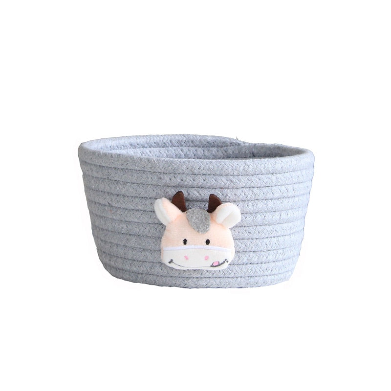 Animal Handmade Woven Storage Basket