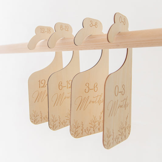 Wooden Baby Wardrobe Dividers